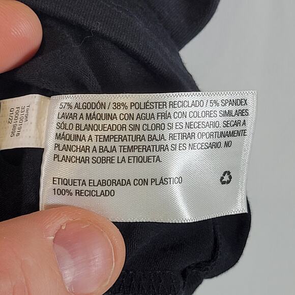 3 pack of Wild Fable Short Sleeve Crew Neck Crop Tee, Black, Size M, NWT - Picture 6 of 6